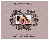 Baroque Large Favor Wedding Puzzle