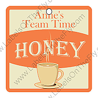 Tea Time Large Square Food & Craft Hang Tag