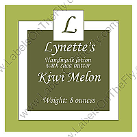 Custom Behind the Garden Large Square Food & Craft Label