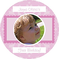 Circle Babe Baby Labels