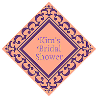 Monarch Diamond Bridal Shower Labels