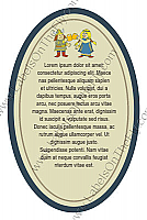 Lovers Oval2 Blue Beer Labels