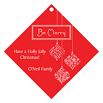 Deck The Halls Diamond Hang Tag