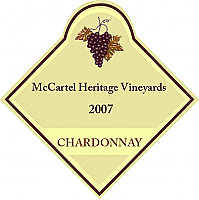 Sunrise Diamond Wine Label