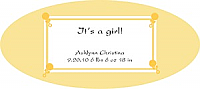 Childs Play Baby Big Oval Labels