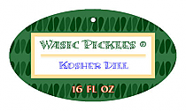 Pickles Canning Hang Tag Small Oval 1.25x2.25