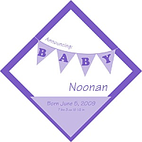 Banner Baby Diamond Baby Labels