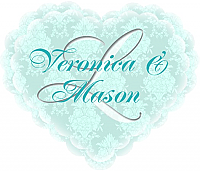 Monogram Heart Wedding Labels