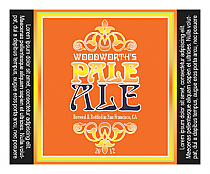 Cali Square Text Tangerine Beer Labels