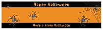 Spider Halloween Water bottle Labels 7x1.875