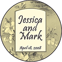 Realism Circle Wedding Coaster