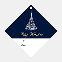 Christmas Tree Diamond Hang Tag