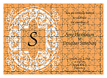 Mannerism Small Invite Wedding Puzzle