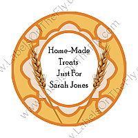 Wheat Circle Food & Craft Label