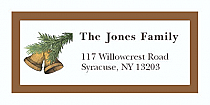 Christmas Tree Bell Address Labels 2 x .875 