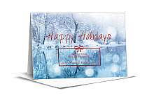 Christmas Magical Winter Holiday Landscape Cards 7.875" x 5.50" w-envelope