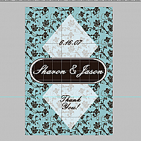 Floral Rectangle Wedding Labels