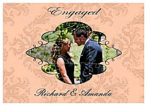 Damask Small Favor Wedding Puzzle