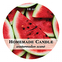 Enjoyable Big Candle Round Labels