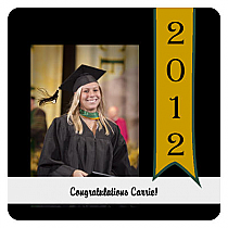 Best's Wishes Square Graduation Coasters