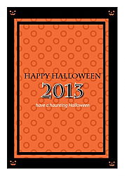 Jack O Lantern Halloween Vertical Rectangle Labels 1.875x2.75