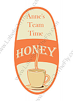 Tea Time Small Rectangle Food & Craft Label