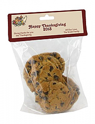 Thick Border Thanksgiving Bag Topper 1.75x5