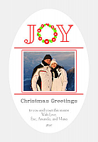 Joy Vertical Oval Label