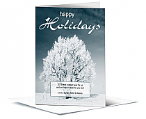 Christmas Holiday Tree Landscape Cards  5.50" x 7.875" w-envelope