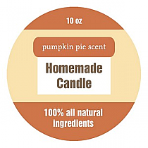 Original Country Big Candle Round Labels