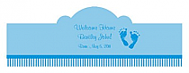 Footprints Baby Billbord Cigar Band Labels